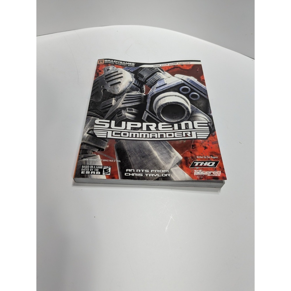 Supreme‎ Commander BradyGames Official Strategy Guide PC